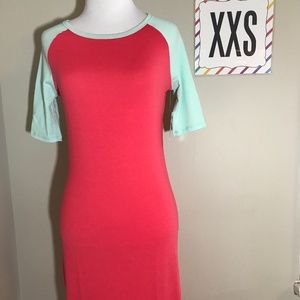 LuLaRoe Julia Dress - NWT - XXS